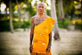 Male Tattooed Monk