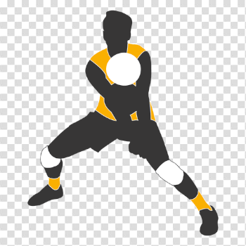 Male volleyball player - Transparent PNG & SVG vector
