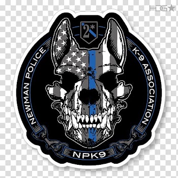 Malinois dog Police dog Sticker Decal Thin Blue Line, Police dog transparent background PNG clipart