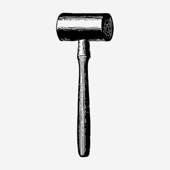 Mallet drawing, tool vintage illustration. | Free Photo - rawpixel