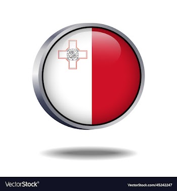 malta flag button