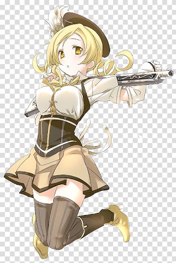 Mami Tomoe Sayaka Miki Madoka Kaname Magical girl Character, Anime transparent background PNG clipart