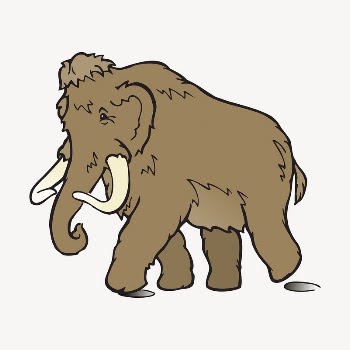 Mammoth clipart, extinct animal illustration | Free Vector - rawpixel