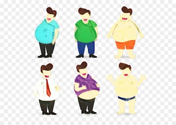 Man, Adipose Tissue, Encapsulated Postscript, Cartoon, Standing PNG