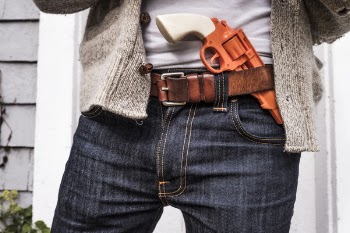 Man &amp; Toy Gun Free Photo 