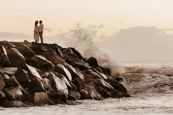 Man and Woman Facing Each Other