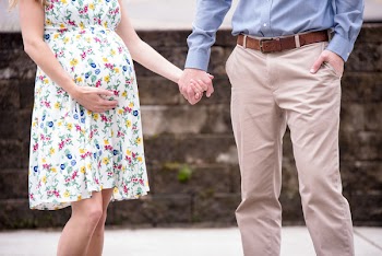 Man and Woman Holding Hands