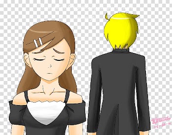 Man and woman illustration , Breakup Drawing Significant other couple Anime, break up transparent background PNG clipart