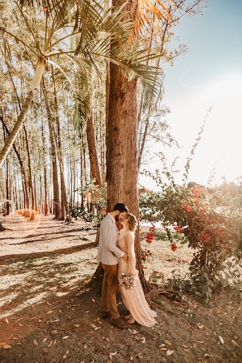 Man and Woman Kissing Beside A Tree