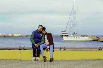 Man and Woman Sitting