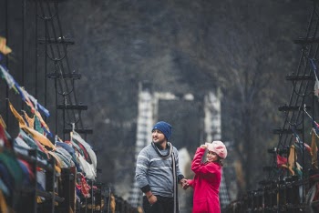 Man and Woman Standing Outdoor