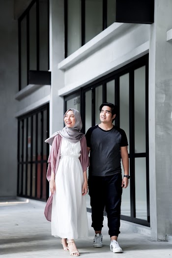 Man And Woman Walking Together