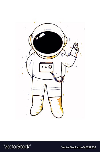 man astronaut creative design