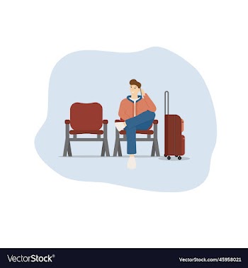 man at the airport traveling man premium