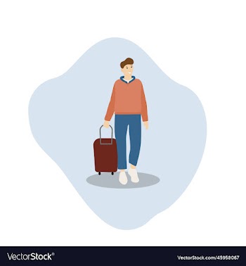 man at the airport traveling man premium