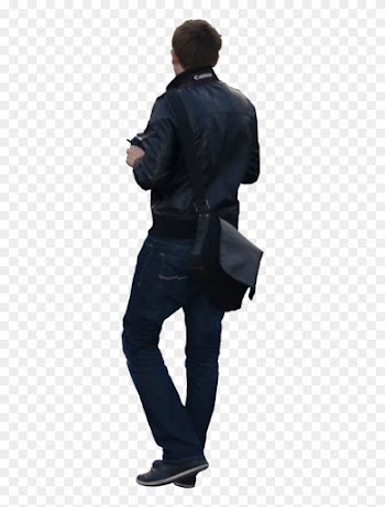 Man Back Sticker By Z Ⓒ - People Standing Png