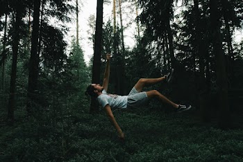 Man Backflipping