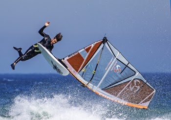 Man Bounces Out of His Wind Surf