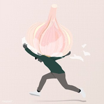 Man carrying a garlic on his back character vector | Free  vector - 2316246