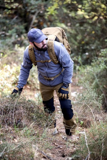 Man Carrying Backpack