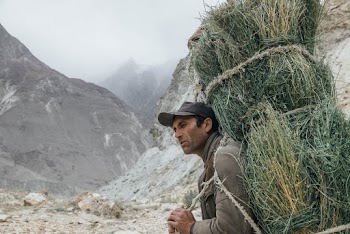 Man Carrying Grass