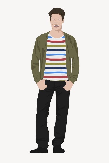 Man character, full body length | Free Vector - rawpixel