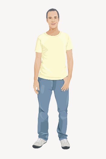 Man character, full body length | Free Vector - rawpixel