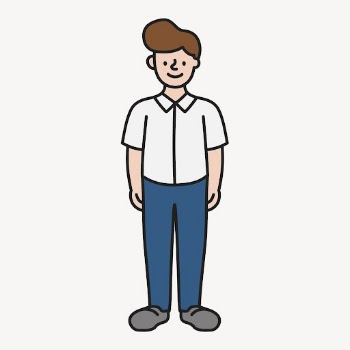 Man clipart, person illustration psd | Free PSD - rawpixel
