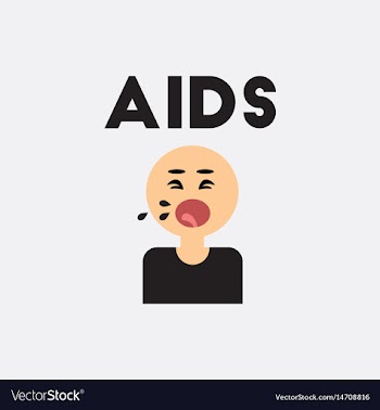 Man coughing and drooling various symptoms vector image