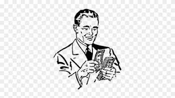 Man Counting Money Png1 - It's All About The Benjamins