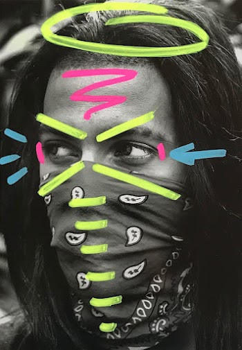 Man Covering Face With Handkerchief