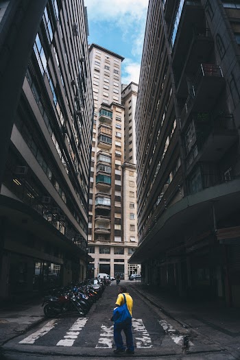 Man Crossing Pedestrian