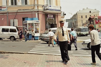 Man Crossing Street