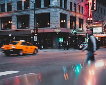 Man Crossing Street