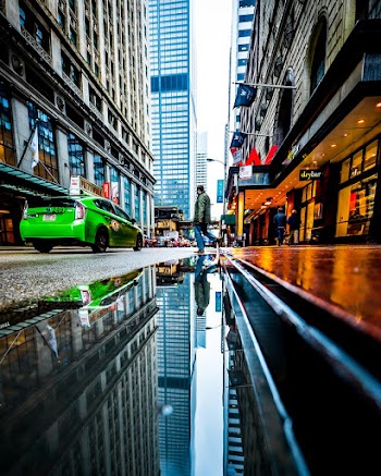 Man Crossing The Street
