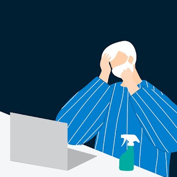Man depressed from economic impact of the coronavirus pandemic vector | Free  vector - 2311257