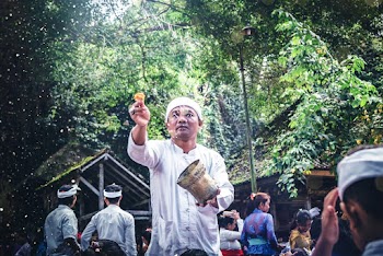 Man Doing A Ritual