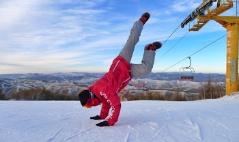 Man Doing Handstand