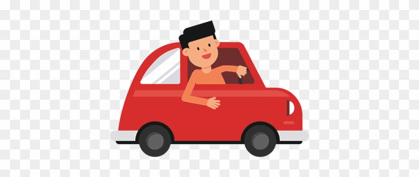 Man Driving Car Gif Animation Loop - Driving A Car Gif
