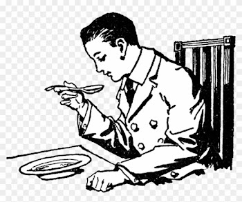 Man Eating Food Clipart