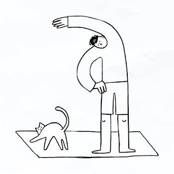 Man exercise during coronavirus quarantine element doodle vector | Free  vector - 2309139