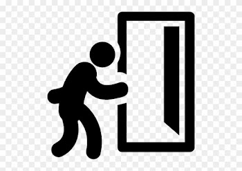 Man, Exit, Doors, People, Door, Walking, Opened, Daily - Person Walking Through A Door Clipart