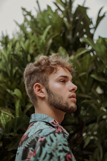 Man Facing Sideways Outdoor