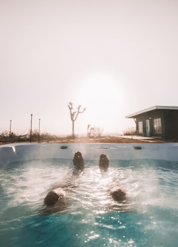 Man Floating on Water