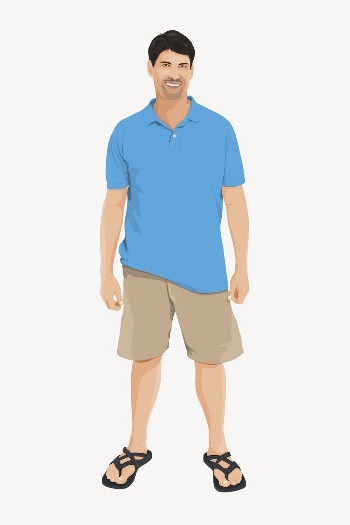 Man, full body length illustration | Free PSD - rawpixel