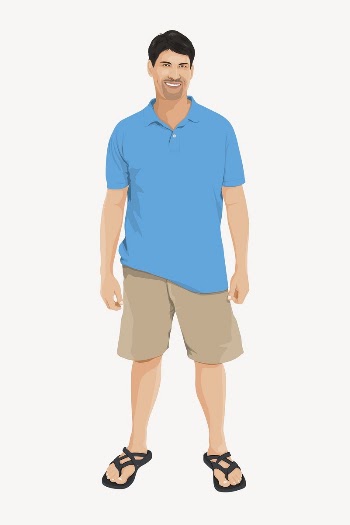 Man, full body length illustration | Free Vector - rawpixel