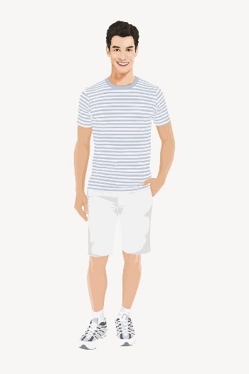 Man, full body length illustration | Free Vector - rawpixel