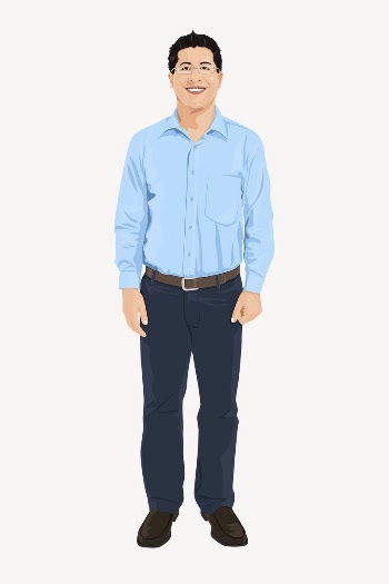 Man, full body length illustration | Free Vector - rawpixel
