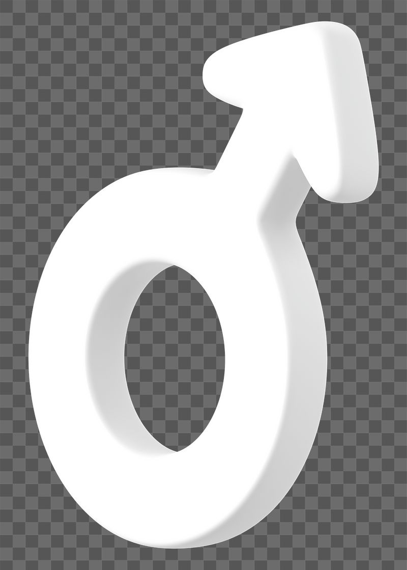 Man gender symbol png 3D | Free PNG - rawpixel