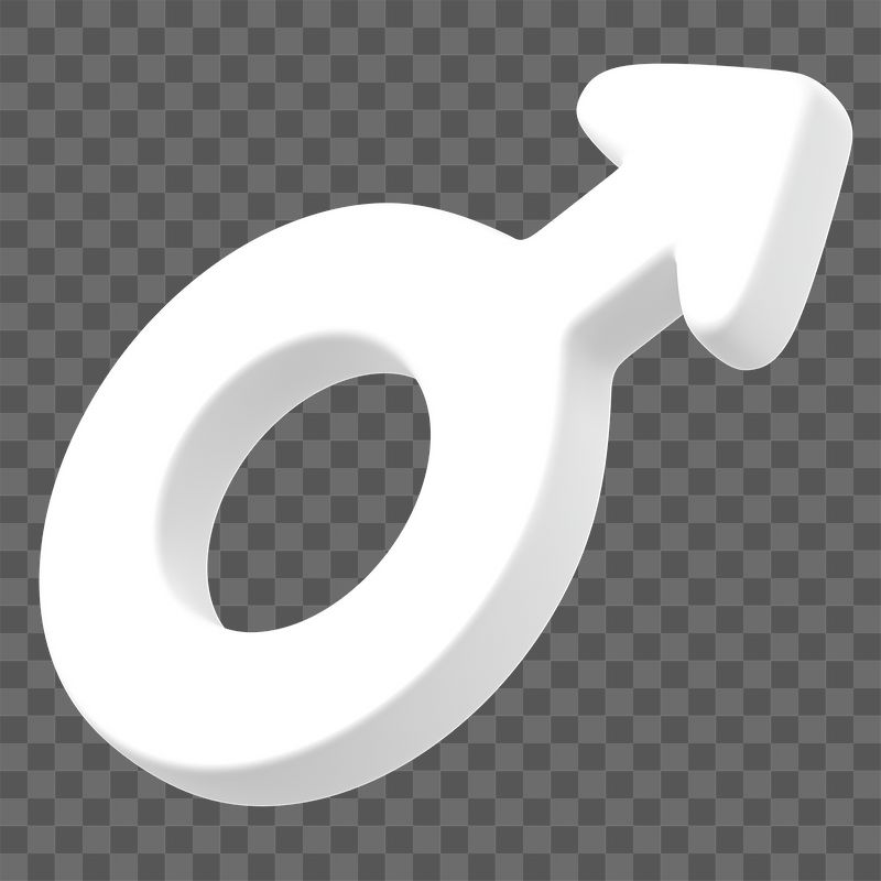 Man gender symbol png 3D | Free PNG - rawpixel
